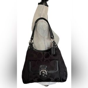 Coach Black Hobo Bag